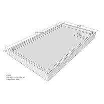 Belli Duschwannenträger für Tia E 160x90 SD94230