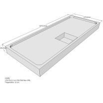 Belli Duschwannenträger für Flat New E 170x70 SD94254
