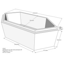 Belli Badewannenträger für Carina SW 84093 V