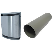 Bosch LRE160 Lüfter-Rohbauset, Metall-Außenhaube Edel 7735600372