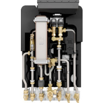 Bosch Wohnungsstation FLOW8000 F8000 35 S ungemischt, Aufputz, 35 kW, Edelstahl 7735600464