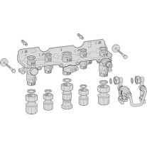 Bosch Montage-Anschlussplatte Nr. 1660 für Kombigeräte 7738110553
