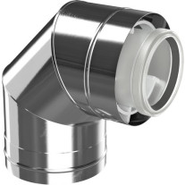 Bosch Bogen konzentrisch d: 80/125, 87 Grad Edelstahl Abgaszubehör FC-CE80-87 7738112700