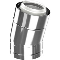 Bosch Bogen konzentrisch d: 80/125, 15 Grad Edelstahl Abgaszubehör FC-CE80-15 7738112703