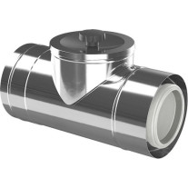 Bosch Rohr mit Prüföffnung d: 80/125 Edelstahl Abgaszubehör FC-CR80 7738112704