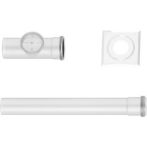 Bosch Grundbausatz B23P d: 80mm, waagerecht Abgaszubehör FC-Set80-B23 (hinten) 7738112754