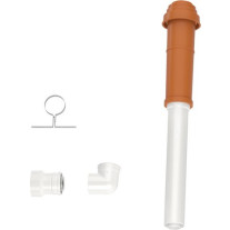 Bosch Grundbausatz C33x, rot, d: 60/100mm Abgaszubehör FC-Set60-C33x, hinten 7738112775