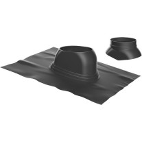 Bosch Dachziegel d: 166, 5-25 Grad schwarz Abgaszubehör FC-O110 7738113128