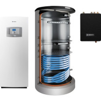 Bosch Wärmepumpe STE 130-1, FF20, BHS1000-6 ERZ 1 B Wärmepumpen-Paket JUPA STE 13 7739615268