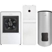 Bosch Wärmepumpe CS7000iAW7IR-S, AWMB 9, WH 290LP1B Wärmepumpen-Paket JUPA CS749 7739615622