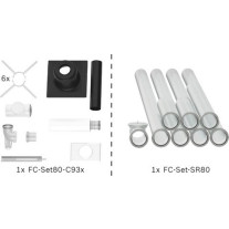 Bosch Abgas-Paket Schacht starr, 80/125, 10m, raumluftunabhängig Abgas-Standardpaket BOPA FC11 7739617750