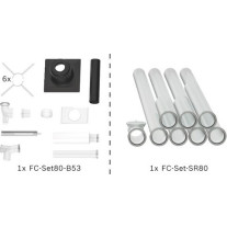 Bosch Abgas-Paket Schacht starr, 80, 10m, raumluftabhängig Abgas-Standardpaket BOPA FC02 7739617751