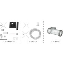 Bosch Abgas-Paket Schacht flexibel, 110 mm, 15m, raumluftunabhängig Abgas-Standardpaket BOPA FC17 7739617759