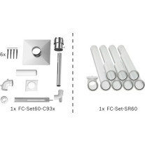 Bosch Abgas-Paket Schacht starr, 60/100, 10m, raumluftunabhängig Abgas-Standardpaket BOPA FC31 S 7739619188