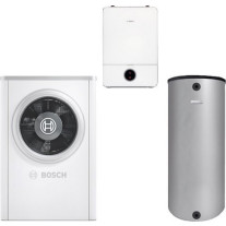 Bosch Wärmepumpe CS7001i AW 9 OR-S, AWE9, BH120-5, INPA Luftwärmepumpen-Paket BOPA CS726 7739619412