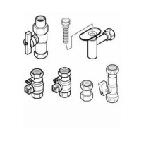 Buderus Anschluss-Set 2, AS2-AP, Aufputz, bestehend aus GA-BS, U-TA11, HA, U-BA 7095846