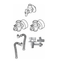 Buderus AS7-UP Anschluss-Set 7, Unterputz GU-BS, Siphon, HU, U-Flex, Speicher unten 7736613435