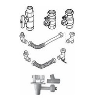 Buderus AS8-AP Anschluss-Set 8, Aufputz GA-BS, Siphon, HA,N-Flex, Speicher seitlich 7736613436