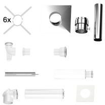 Buderus Grundbausatz GA-K, d:80/125 d:110 Edelstahl Schacht DN110 7738112551