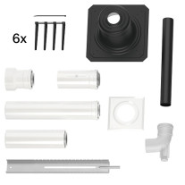 Buderus Grundbausatz GA-K, d: 60/100 für Wärmeerzeuger mit Kesselanschlussstück nach hinten 7738112777