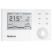 Buderus Logamatic RC310 weiß DE,AT,LU, System-Bedieneinheit, mit Außenfühler T1 7738113410