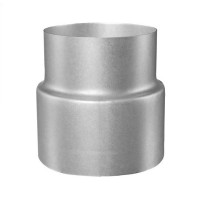 Buderus Abgasrohr-Reduzier-Stück Alu d:150 x 130mm x 1mm für atmosphärische Gaskessel 7738332354