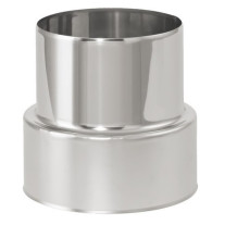 Buderus Abgasrohr-Reduktion V4A Edelstahl 180 weit / 150 weit 0,6 mm, Werkstoff 1.4404 7738332458