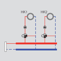 Buderus Logaplus-Paket WE19.1 bis 15 kW HKV2/25/25 WHY80/60 HSM(15/4+20/6) MM100 7739607704