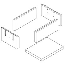 Buderus Set Brennraumauskleidung unten 8718594155