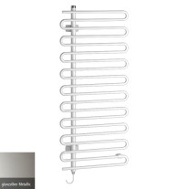 Kermi Icaro-E Designheizkörper H: 142,1 B: 60cm glanzsilber CRE1A140060WEXK