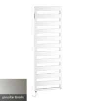 Kermi Casteo-E Designheizkörper H: 125,9 B: 60cm glanzsilber CTE10120060WCXK