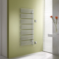 Kermi Diveo-E Designheizkörper H: 132 B: 45cm weiß weiß DVE1A1300452SXK
