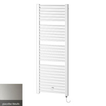 Kermi Basic-E gerade Badheizkörper H: 80,4 B: 89,9cm glanzsilber E0E10080090WFXK