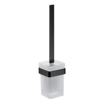 Emco Bürstengarnitur Loft Glasteil satiniert schwarz 051513300