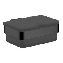 Emco Feuchtpapierhalter Loft Kunststoffbox schwarz / schwarz  053913301