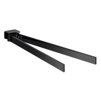 Emco Handtuchhalter Loft schwenkbar 2armig 437mm schwarz 055013341