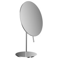 Emco Kosmetikspiegel Pure 3-fach, Standmodell, rund D=202mm, chrom 109400112 