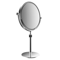 Emco Kosmetikspiegel Pure 5-/1-fach, Standmodell, rund D=201mm, chrom 109400121 