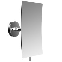 Emco Kosmetikspiegel Round 3-fach, eckig, Klebeadapter 132x208mm chrom 109400137 