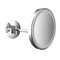 Emco LED-Kosmetikspiegel Pure LED 3-fach, 1-armig D=203mm, direktanschluss 109406007 
