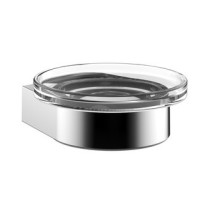 Emco Seifenhalter Flow Glasteil satiniert chrom 273000100  