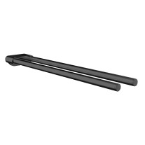 Emco Handtuchhalter Flow starr 2-armig 430mm schwarz 275013343  