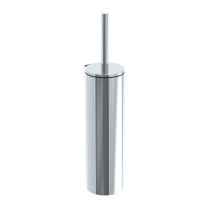 Emco Bürstengarnitur System2 mit Deckel Behälter, Stiel mit Deckel chrom 351500102 