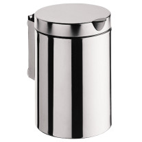 Emco Abfallbehälter System2 Wandmodell, rund 3 liter edelstahl 355300100 