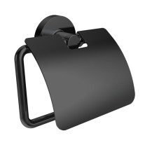 Emco Papierhalter Round mit Deckel schwarz arz 430013301  