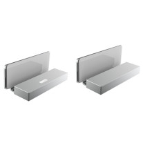 Emco Spiegeltürgriff Set 1x ohne Logo, 1x mit Logo chrom 949700191