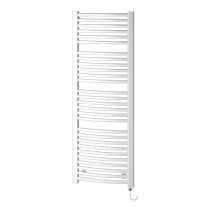 Kermi Basic R-E gebogen Badheizkörper H: 80,4 B: 45cm weiß ERE100800452DXK