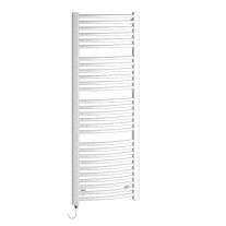 Kermi Basic R-E gebogen Badheizkörper H: 80,4 B: 45cm weiß ERE100800452IXK