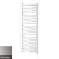 Kermi Basic R-E gebogen Badheizkörper H: 117,2 B: 89,9cm glanzsilber ERE10120090WFXK