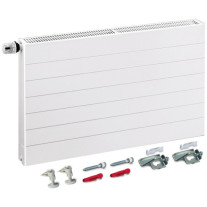 Purmo Heizkörper Ramo Ventil Compact Typ 11 H: 40 L: 110cm, weiß, links F0G110401101031